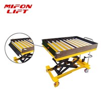 MIFONLIFT Chariot à plateforme roulante hydraulique manuelle 150kg-2000kg avec roues