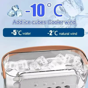 Ventilateur 3-en-1 NOUVEAU : Climatiseur, Refroidisseur <span class=keywords><strong>d</strong></span>'<span class=keywords><strong>Air</strong></span> Domestique Compact, Humidificateur Portable avec Veilleuse LED et Ajustement de l'<span class=keywords><strong>Air</strong></span> pour Bureau et Maison - Product Image 2