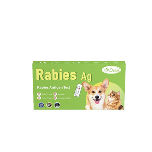 Kit de test rapide transfrontalier exclusif pour animaux de compagnie, version anglaise DVOT, bandelettes de test d'antigène de la rage - Product Image 1