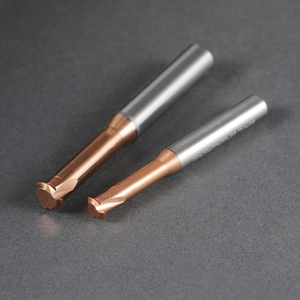 Carbide rắn răng đơn xoắn ốc chủ đề Mill hrc55 thép cứng CNC chủ đề Cutter Metric threading End Mill - Product Image 5