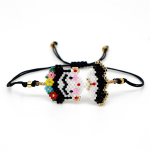 Las mujeres pulsera encanto pulsera <span class=keywords><strong>de</strong></span> la joyería cara linda amistad <span class=keywords><strong>pulseras</strong></span> <span class=keywords><strong>de</strong></span> <span class=keywords><strong>hilo</strong></span> <span class=keywords><strong>rojo</strong></span> cadena pulsera <span class=keywords><strong>de</strong></span> muñeca banda - Product Image 6