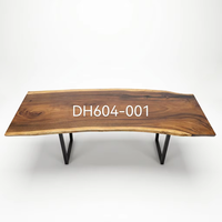 Plateaux de table en bois massif écologiques, bord naturel, en bois de Raintree
