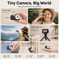 Appareil photo numérique miniature pour enfants, cadeau d'anniversaire pour garçons et filles, caméra photo pour tout-petits avec enregistrement vidéo