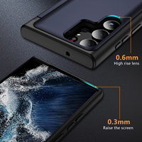 Casing Ponsel Lipat Mewah Model Clamshell dengan Slot Kartu untuk S20/S21/S22/S23/S24 Ultra Desain Bisnis Mendukung Pengisian Daya Nirkabel