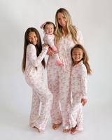 Pyjamas assortis pour la famille en coton biologique respirant et modal de bambou, pyjama assorti pour maman et nouveau-né