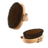 Brosse pour le corps en cuivre à sec Poils chargés d'ions pour brosses de bain anti-cellulite Éponges et épurateurs