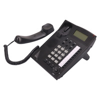 Téléphone de bureau de haute qualité ligne Audio HD téléphone filaire identification de l'appelant téléphone d'affaires Premium pour une utilisation au bureau