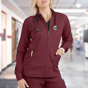 Uniformes Médicos Dentales Unisex de Alta Calidad, Fabricados en Fábrica, con Cierre, Ecológicos, de Spandex, Suaves, para Enfermería - Product Image 3