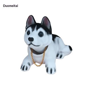 Ornements de console centrale de voiture en forme de chien agitant la tête, écologiques, créatifs et mignons, multi-spécifications - Product Image 5