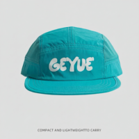 Casquettes de camping en gros, vierges, personnalisables avec logo, en polyester ripstop, panneaux latéraux en maille, non structurées, profil bas, unisexe, rouge, fournisseur