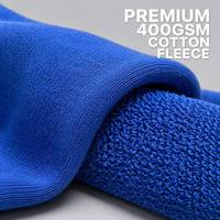 Sweat à capuche zippé bleu RAMAX 400 GSM épais avec motif numéro 25, style streetwear Y2K pour homme, commande en gros personnalisée, MOQ 50 pièces