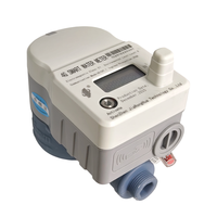 Compteur d'eau intelligent sans fil GPRS 4G avec lecture à distance et contrôle de la vanne, compteur d'eau numérique prépayé intelligent