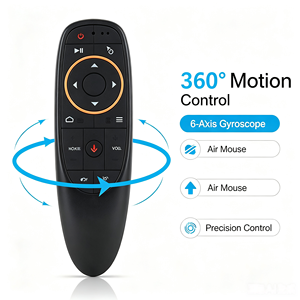 G10S 2.4G Wireless Air Mouse Voice <span class=keywords><strong>Remote</strong></span> dengan Giroskop untuk Android TV Box, Smart TV, Windows PC, <span class=keywords><strong>Laptop</strong></span> - Product Image 1