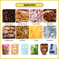 Machine d'emballage rotative multifonction Doypack pour pochette préfabriquée comptage de comprimés de sucre classement emballage alimentaire multi-têtes