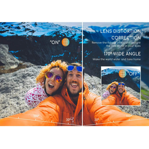 Waterproof 170&deg;<strong>Wide</strong> Angle Len Dual Screen Display <strong>Video</strong> <strong>Camera</strong> 4K 24MP WiFi Action <strong>Camera</strong> for Sports Cycling Diving - Product Image 6