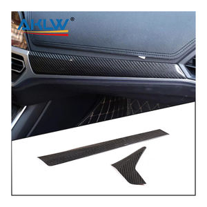 Pour <span class=keywords><strong>BMW</strong></span> G20 Garniture intérieure en fibre de carbone Série <span class=keywords><strong>3</strong></span> 2019 à <span class=keywords><strong>2022</strong></span> G28 Fibre de carbone sèche Console centrale de voiture Panneau d'instruments Décoratif - Product Image 1