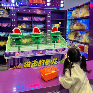 Tolefun traditionnel carnaval décrochage jeu rouge oiseau fronde pour enfants jeux de stand classiques gagner de grands prix en bois plastique - Product Image 3