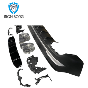 Kit Staffa Diffusore Terminale di Scarico per Paraurti Posteriore <span class=keywords><strong>Mercedes</strong></span>-Benz <span class=keywords><strong>GLA</strong></span> H247/W247 - Product Image 2
