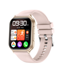 <span class=keywords><strong>Smartwatch</strong></span> Classico e Alla Moda <span class=keywords><strong>per</strong></span> <span class=keywords><strong>Sport</strong></span>, Chiamate BT, Assistente Vocale, Musica, Temperatura Corporea, Orologio Fitness - Product Image 2