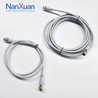 Conector Circular M12 con Código A, Conductor de Cobre, Aislamiento de PVC, Impermeable IP67, Sensor, Arnés de Cables Eléctricos Industriales