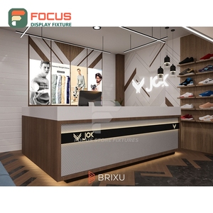 Étagères murales métalliques de haute qualité pour boutique, solution complète pour magasin de vêtements - Product Image 5