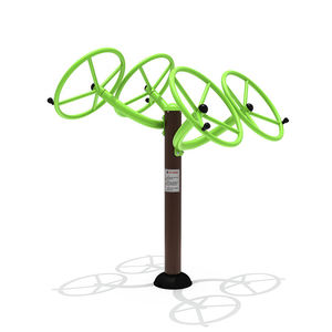 Barres parallèles en acier galvanisé pour entraînement en plein air, équipement de fitness écologique pour adultes - Product Image 6