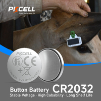 Prix usine 3v CR2032 pile bouton batterie au lithium pour Murata Sony