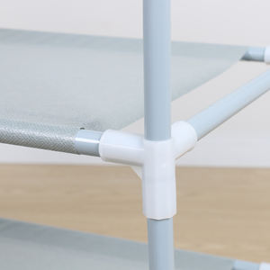 Casa <span class=keywords><strong>in</strong></span> piedi 4 livelli scarpe stand <span class=keywords><strong>per</strong></span> casa scarpiera <span class=keywords><strong>metallo</strong></span> Non tessuto scaffali Multi-strato scarpe espositore - Product Image 6