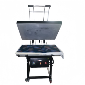 Presse à chaud semi-automatique <span class=keywords><strong>grand</strong></span> <span class=keywords><strong>format</strong></span> 80x100cm (31x39 pouces) haute pression pour sublimation sur tissus - Product Image 5