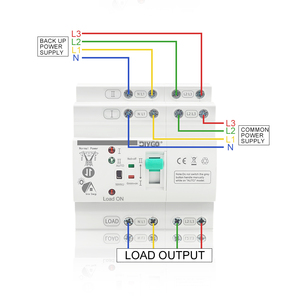 DIY gitmek Din ray PV ATS L N 110V <span class=keywords><strong>220V</strong></span> küçük çift güç otomatik Transfer elektrik seçici anahtarları kesintisiz 4P 80A - Product Image 6