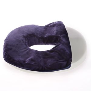 Cojín para hemorroides de algodón de color sólido, firmeza media, para uso en oficina - Product Image 2