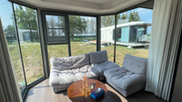 JUJIU D-016 Maison préfabriquée modulaire extensible, capsule spatiale, maison, pod de couchage, bureau, bâtiment hôtelier, commercial, moderne