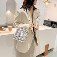 2025 nouveau Design cent dollars monnaie argent pochette sac à main et sacs à main mode femmes boîte sac à bandoulière