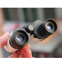 Binoculares plegables con visión nocturna de baja luz para ver aves al aire libre, binoculares de 10x22 con Zoom para caza y acampada