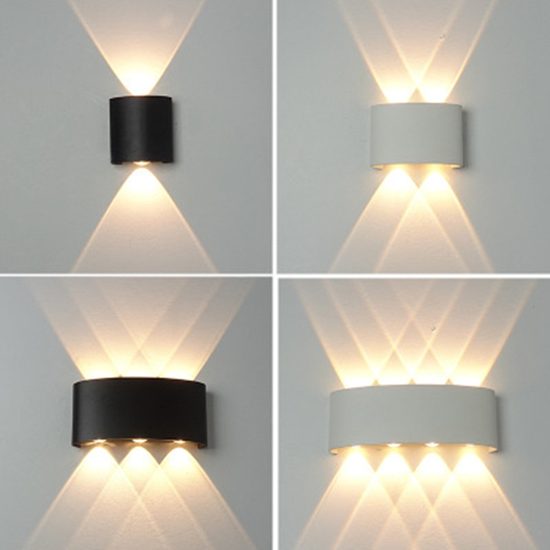 Led Wall Lamp Aluminum Outdoor IP65 Waterproof up Down Wall Light for Home Stair Bedroom Bedside Bathroom Corridor Lighting AC · image 2