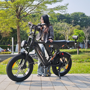 Vélo électrique VOMO X50 Fat Tire, meilleure vente, rechargeable, longue autonomie, cadre 20 pouces, 250W 18Ah, X50 FatTire, moteur central, entrepôt UE - Product Image 3