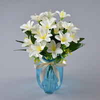 Vente en gros bon marché bouquet de fleurs de lys artificielles Real Touch Lily Calla pour la décoration de la maison de mariage
