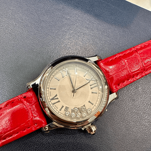 Reloj de pulsera de lujo para mujer con bisel de cristal brillante, marcadores romanos, reloj automático de vestir - Product Image 1