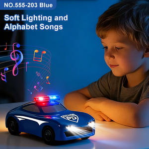 Voiture jouet intelligente personnalisée qui suit <span class=keywords><strong>la</strong></span> ligne, véhicule de <span class=keywords><strong>patrouille</strong></span> intelligent avec lumières LED et chargement USB - Product Image 4