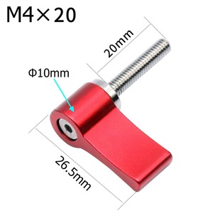 Parafusos com asas m3 m4, parafusos de polegar de alumínio para montagem da câmera - Product Image 6