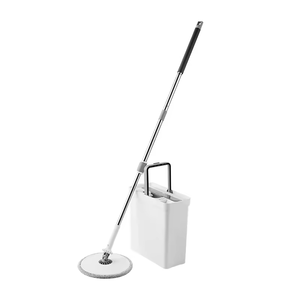 2024 New Design <strong>Turbo</strong> 360 Spinning <strong>Mop</strong> and Bucket Set with Stainless Steel Pole and High Dehydration Rate - Product Image 1