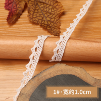 Erkoumi personnalisé Stock évidé coton dentelle garniture durable coton dentelle ruban bricolage artisanat dentelle pour la main chapeau accessoires