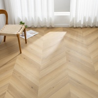 Parquet en vinyle de luxe résistant à l'usure, motif chevron, imitation marbre, SPC, planchers en bois contrecollé pour la décoration de la maison