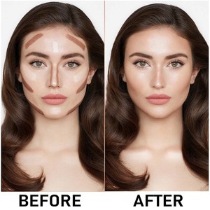 Paleta correctora de pigmento alto de etiqueta privada OEM de larga duración OCHAIN paleta de maquillaje de contorno de cara impermeable crema de mantequilla <span class=keywords><strong>bronceador</strong></span> - Product Image 5