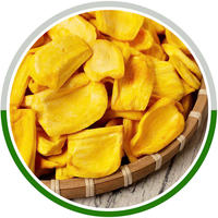 Natuurlijke Biologische Jackfruit Chips Gezonde Knapperige Vers Gedroogde Fruitsnack Vietnam Groothandel OEM Export Leverancier