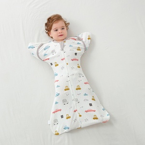 <span class=keywords><strong>Gigoteuse</strong></span> pour bébé en pur coton épais, anti-sursaut, à température constante, motif Ananas Pudding, modèle Standard, pour nouveau-né, sécurité garantie - Product Image 3