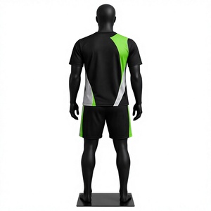 Ensemble de maillots de football personnalisés, impression numérique, uniforme de football en polyester, manches courtes, col rond - Product Image 1