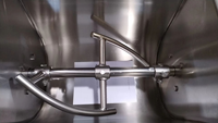 15Kg 50Kg Deegmixer Machine Roestvrijstalen Horizontale Spiraal Brooddeeg Mixer Maker Meelmixer Voor Het Mengen Van Koekjesdeeg