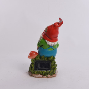 Handgemachte Patio Veranda Hof Rasen <span class=keywords><strong>Ornament</strong></span> Weihnachten Solar Garten <span class=keywords><strong>Gnome</strong></span> Geburtstags geschenke <span class=keywords><strong>Gnome</strong></span> Figuren Outdoor Statuen mit Licht - Product Image 6