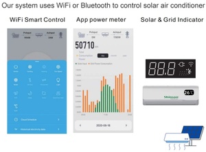 1.5p năng lượng mặt trời điều hòa không khí Off Grid 12000BTU năng lượng mặt trời chia DC điều hòa không khí với lithuim pin và MPPT điều khiển - Product Image 2